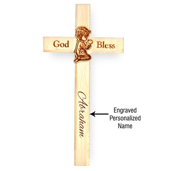 Engraved Personalized Name Cross