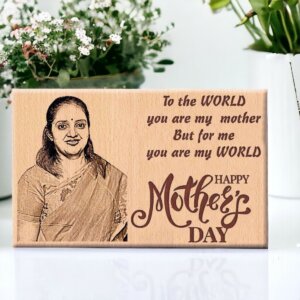 Personalized Engraved Wooden Happy Mothers Day Pho...