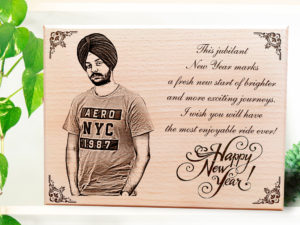 Personalized Engraved Photo Plaque New Year Gift f...