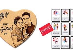 Valentine Combo of Personalized Engraved Photo Fra...