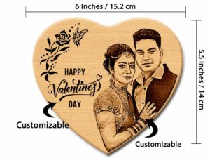 Valentine Combo of Personalized Engraved Photo Fra...
