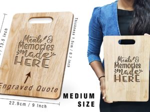 Engraved Chopping Board for Kitchen Wood Gift for ...