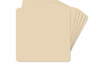 Blank Plain MDF Wooden Coasters for DIY Craft or D...