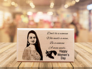 Personalized Women’s Day Engraved Photo Plaq...