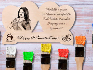 Women’s Day Special Double Heart Shaped Pers...