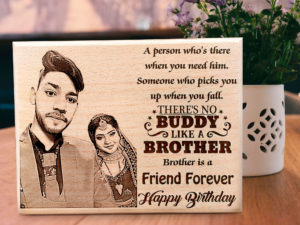 Personalized Engraved Wooden Frame with Photo and ...