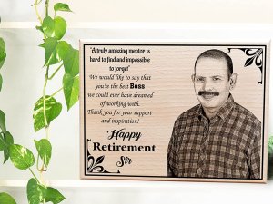 Personalized Engraved Photo Frame Happy Retirement...
