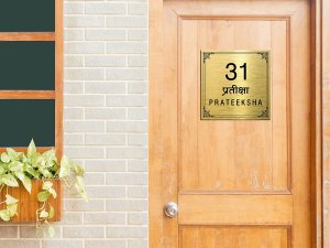 Customized Name or Number Plate for Home, Flats an...