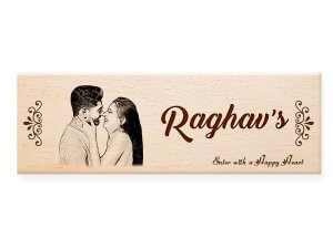 Personalized Engraved Entrance Board for House Out...