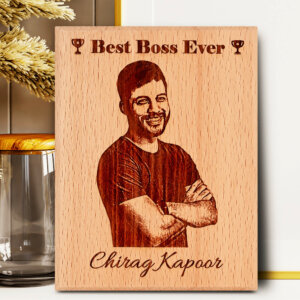 Gift for Boss – Personalized Engraved Wooden...