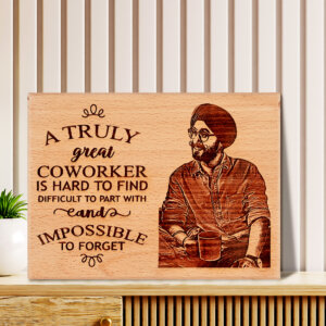 Farewell Gift – Personalized Engraved Wooden...