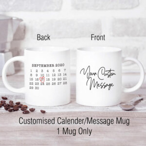 Stylish Ceramic Printed Coffee Mug with Calendar &...