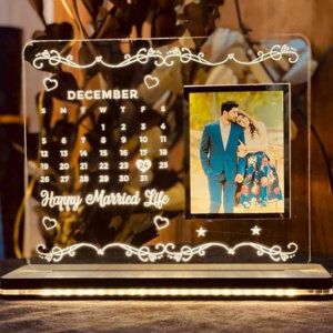 Personalized LED Photo Frame With Anniversary Gift...