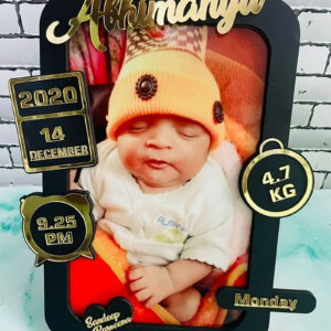 Gift For New Born Baby – Personalized Gold &...