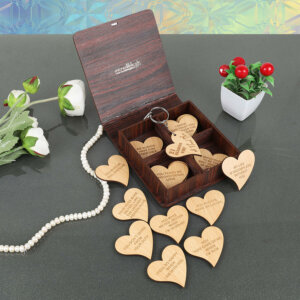 Wooden Surprise Gift Box – 21 Reasons Why I Need You Gift For Couple