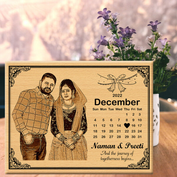 calendar photo frame