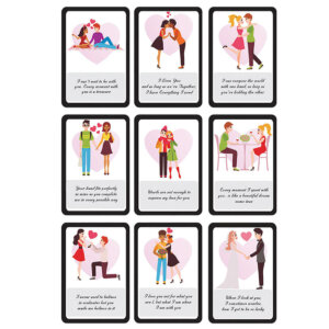 Surprise 9 Love Quotes Cards – Romantic Gift...