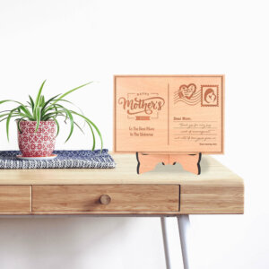 Personalized Wooden Postcard For Mother With Wood ...