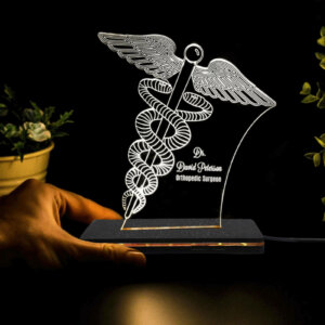 Personalized Illusion LED Name Lamp Gift For Docto...