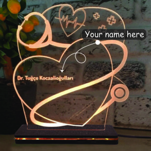 Personalized 3d Illusion Lamp Gift For Doctor R...