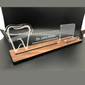 Personalized Dental Card Holder Stand For Dentist ...