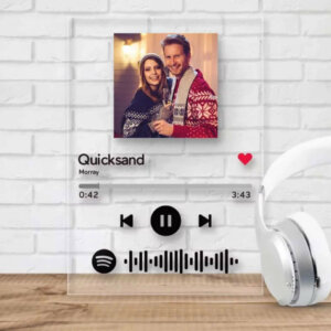 Personalized Acrylic Spotify Plaque With Photo And...