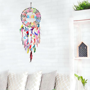 Unique Colorful Personalized Dream Catcher With Na...