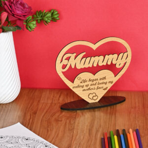 Personalized Wooden Trophy Gift For Mom On Mothers...