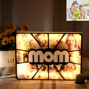 Personalized LED Photo Frame Gift For Mom With 10 ...