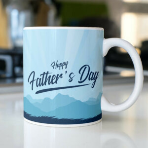 Dad & Son Printed Coffee Mug Gift For Papa On Father’s Day