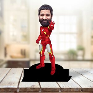 Customize Super Heroes Caricature Gift For Dad Or Father Birthday