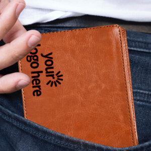 Tan Men’s Wallet Custom Gift for Your Collea...