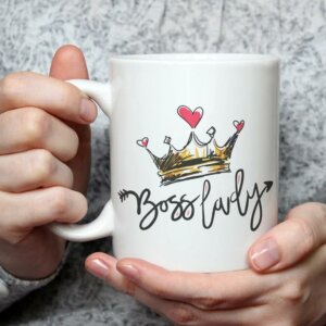 Premium Ceramic Coffee Mug Perfect Gift For Lady B...