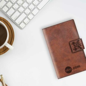 Customized Brown Passport Holder for Corporate Gif...
