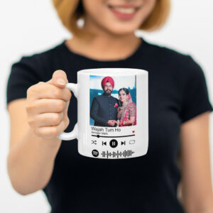 Customized Ceramic Spotify Mug With Photo