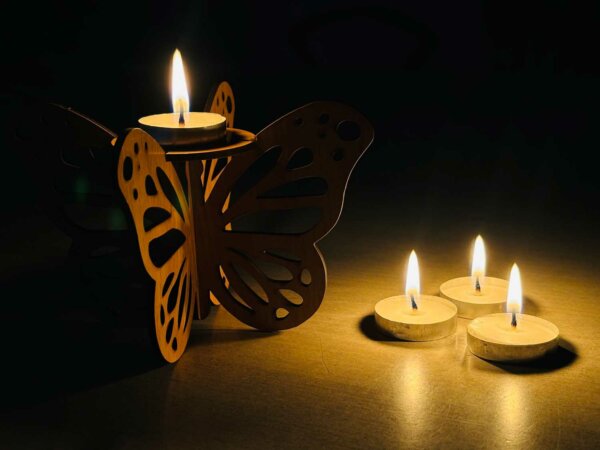 Wooden candle Stand