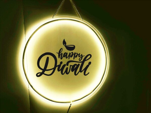 Happy Diwali Neon Light