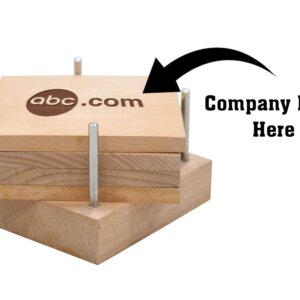 Customizable Premium Wooden Coaster Set of 4 With ...