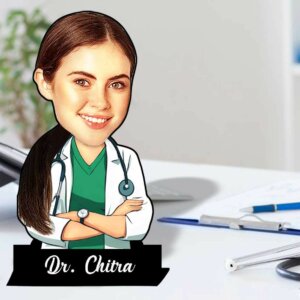 Customized Doctor Caricature Gift For Female Docto...