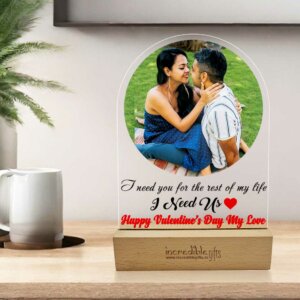 Personalized Valentines Day Acrylic Photo Frame fo...