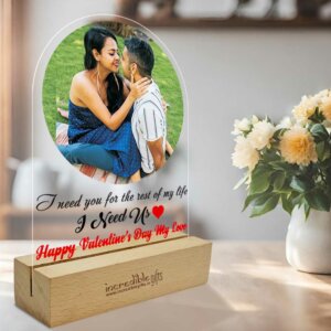 Personalized Valentines Day Acrylic Photo Frame fo...