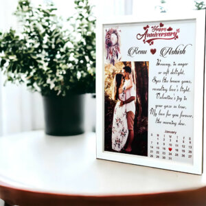 Personalized New Couple Photo Frame for Him &...