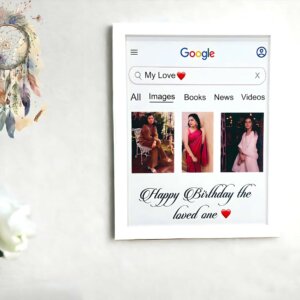 Personalized Google Theme Photo Frame For Him Or H...
