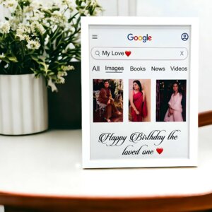 Personalized Google Theme Photo Frame For Him Or H...