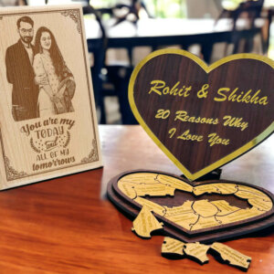 Personalized Puzzle & Photo Frame Gift Combo ...