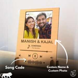 Personalized Wooden Spotify Picture Frame (Portrai...