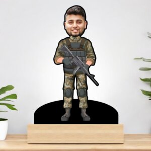 Caricature For Army Man A Perfect Gift For Brave H...