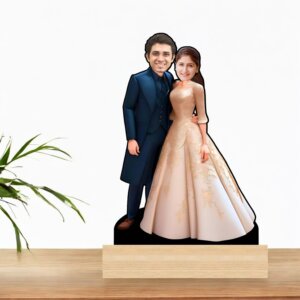 Personalized Wedding Couple Caricature