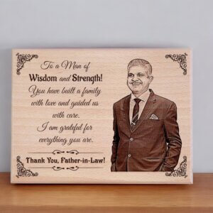 Personalized Engraved Wooden Photo Plaque Gift For...