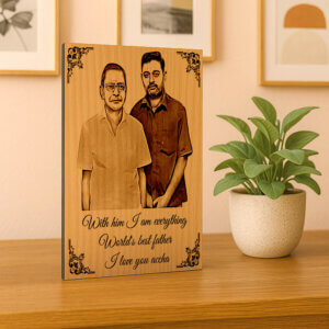 Personalized Wooden Engraved Photo Frame Gift For ...